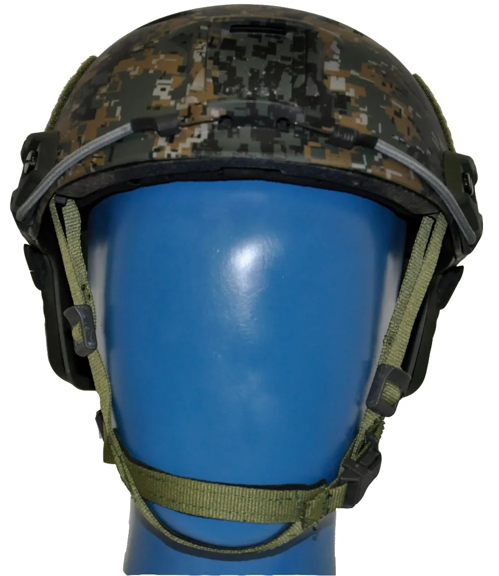 

MILITECH FAST AOR2 BJ High Cut Style Vented Airsoft Tactical Helmet / Ops Core Style Base Jump Training Helmet Air Soft Helmet