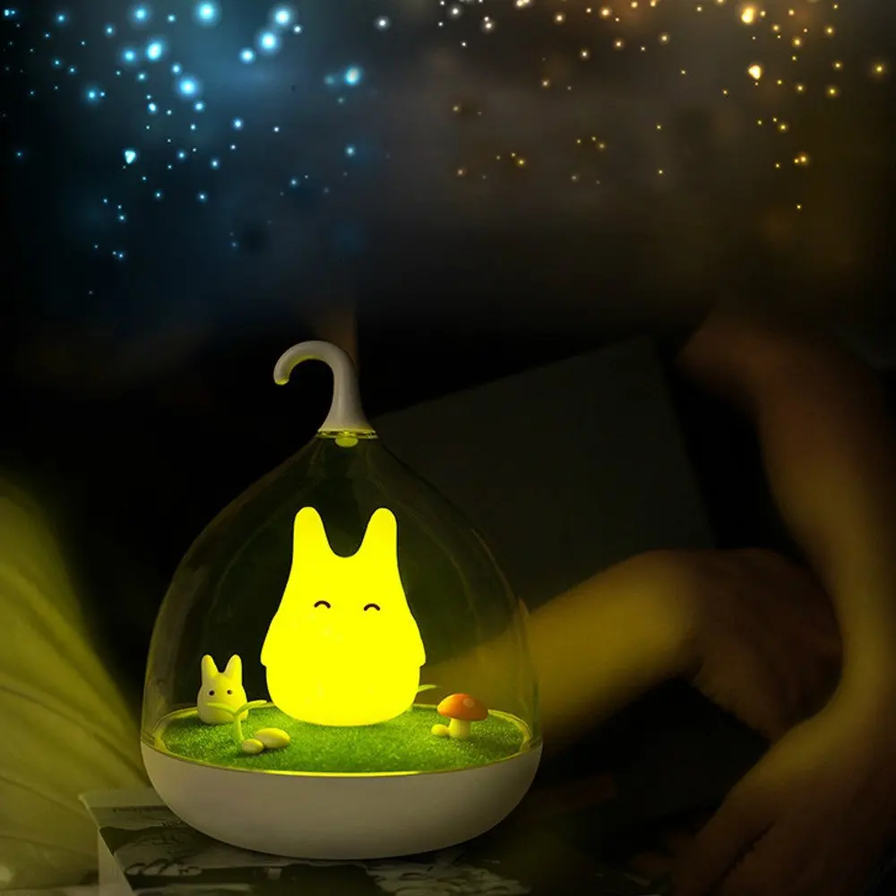 Chiclits Cute Fantasy Genie Microview Night Light Touch dimming LED table lamp Child sleep bedside Lights for Kid Girls Gifts (14)
