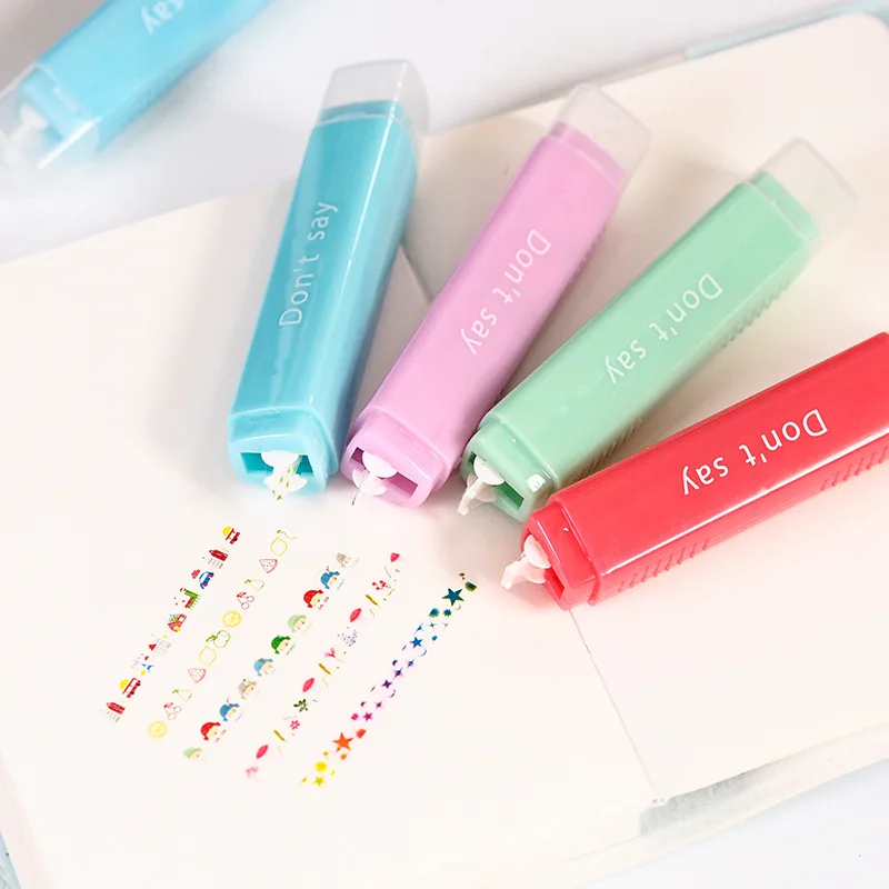 

Coloffice South Korea Creative Stationery washi tape kawaii double lace correction tapes DIY album hand book decoration supplies