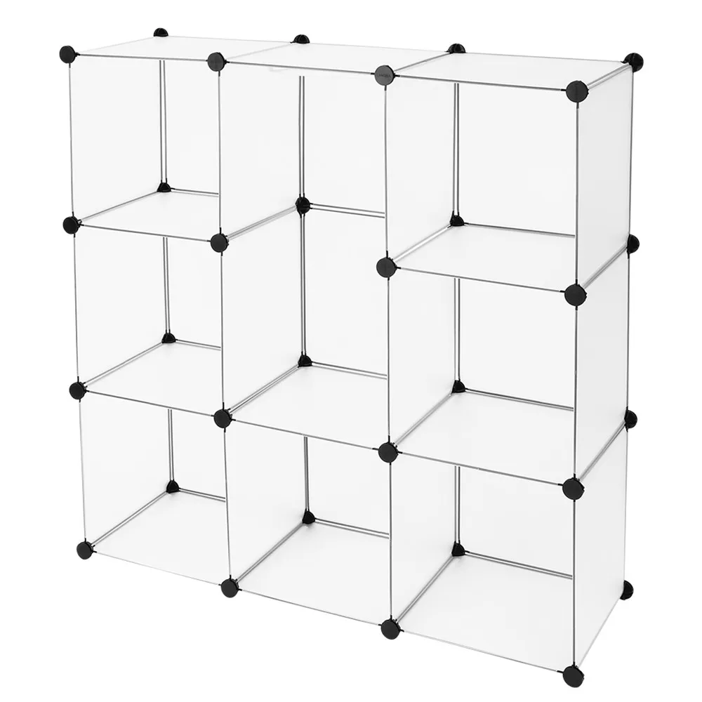 Finether 9 куб Блокировка модульный органайзер для хранения стеллажная система шкаф