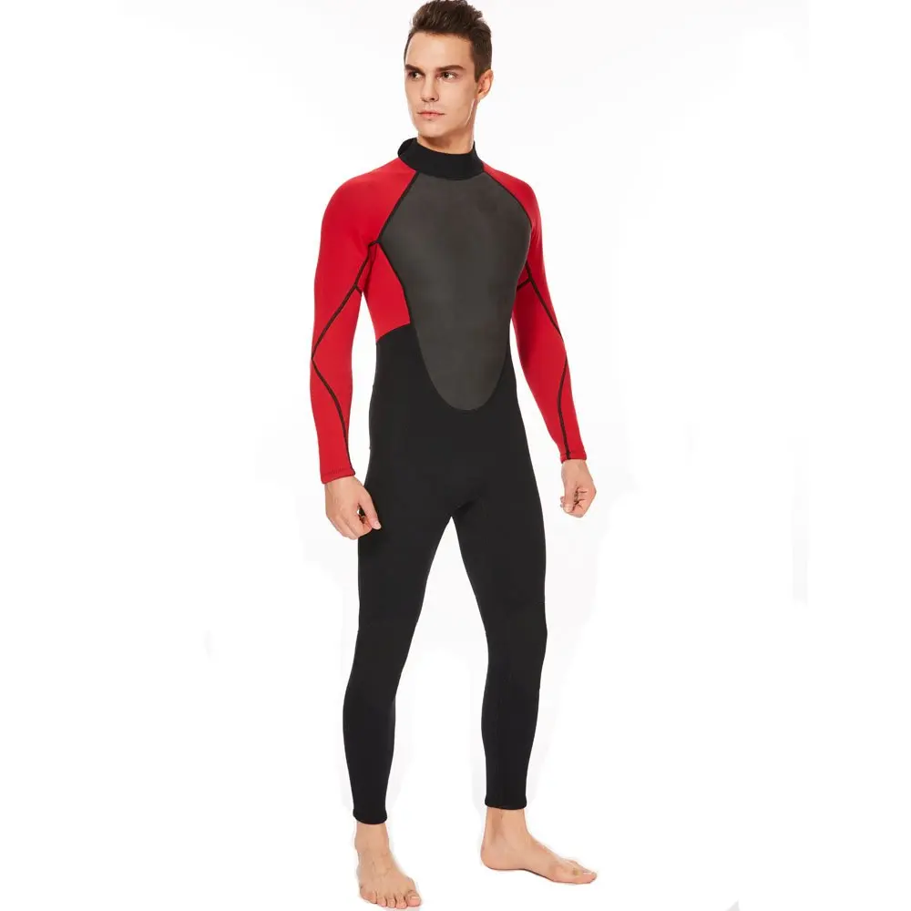 REALON с длинными рукавами подводное плавание костюмы 3 мм Мужской неопреновый гидрокостюм Рашгард Плавание Серфинг подводное плавание Каякинг триатлонный костюм