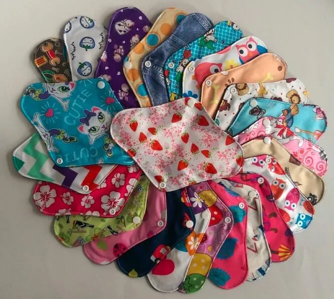 

Discount Lowest price washable heavy flow night use Feminine Hygiene cloth menstrual pads sanitary pad with organic bamboo inner