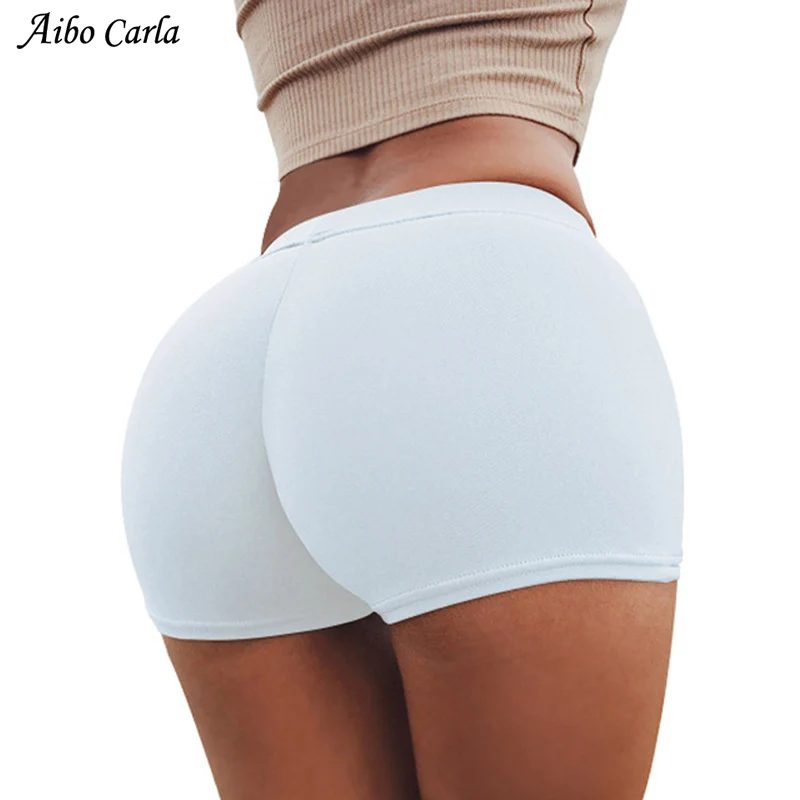 Cheap Stretchy Booty Shorts Women 