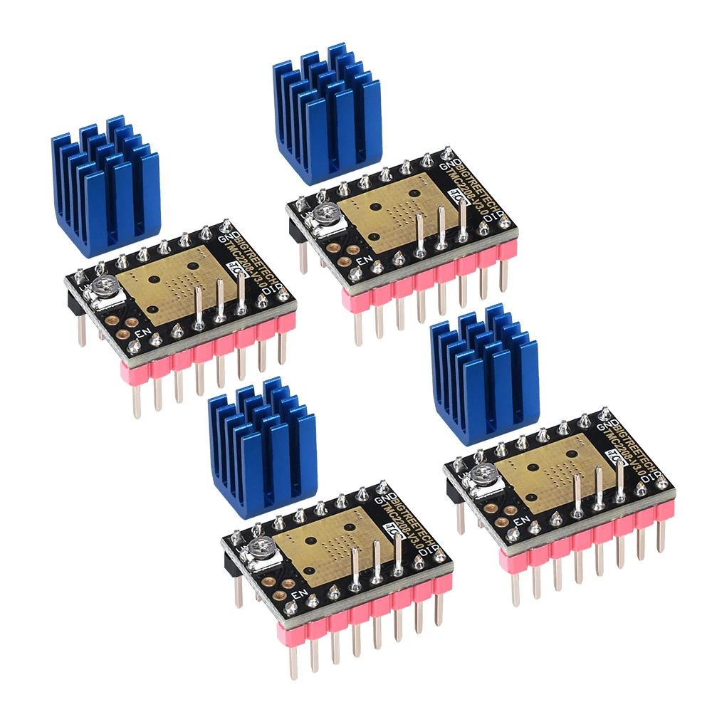 Шаговый двигатель BIQU BIGTREETECH TMC2208 V3.0 UART бесшумный драйвер Stepstick VS TMC2100 TMC2130 для