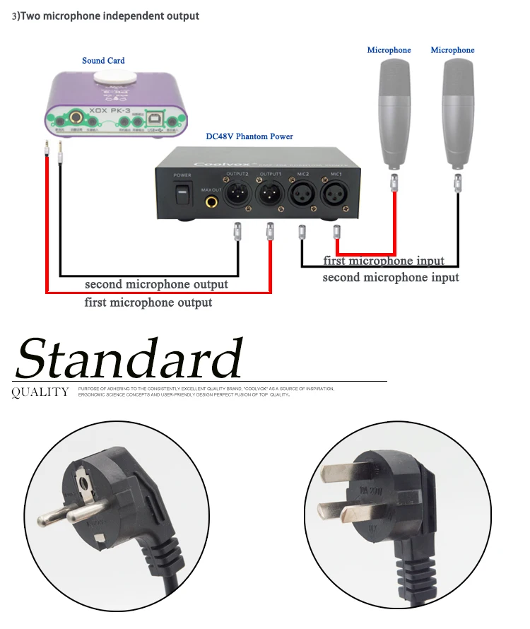 phantom power supply