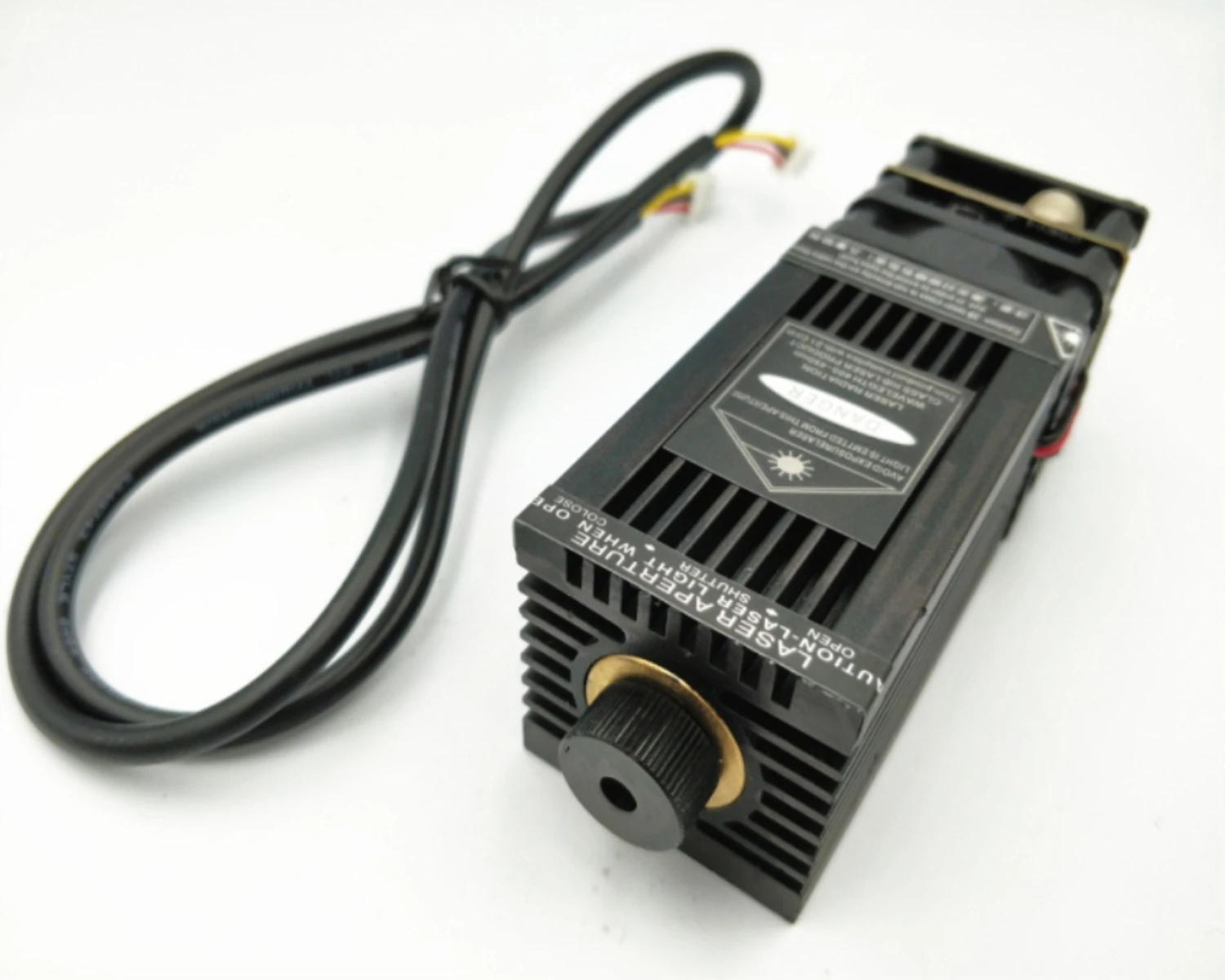 

FREE SHIPPING High Powe TRUE 4W 4000mW 445nm 450nm focusable blueLaser Module Laser Engraver part DIY Laser Head withPWM/TTL