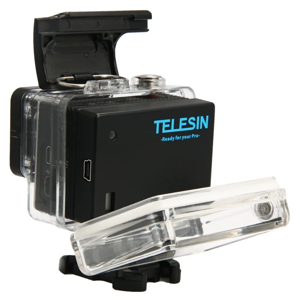 Telesin High Capacity 1300mAh Extended Backup Batteries Gopro BacPac Backpack Battery Replacement For GoPro HD Hero 3+/4