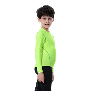 2019 NEW Children Kids Boy Girl power T- Shirt Compression Base Layer Skins Tee Thermal Sports T- Shirt Quick-drying Clothes 6