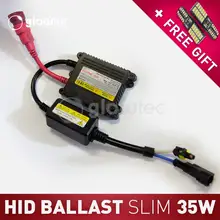 1 шт. 35 Вт DC HID тонкий балластом Замена для Ксенон 12 v H1 H3 H4 H7 H9 H10 H11 H13 9004 9005 9006 glowtec+ Бесплатный подарок