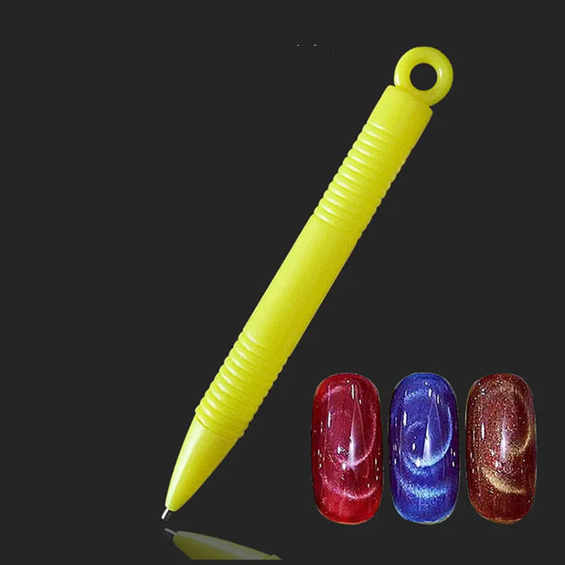 Новинка 1 шт. магнитная ручка кошачий глаз для УФ гель лака 3d полоска с цветочным