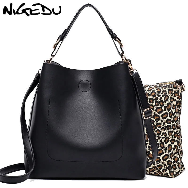 NIGEDU مصمم حقائب النساء أزياء بو الجلود دلو حقيبة كتف للإناث Crossbody أكياس عارضة مركب حمل حقيبة بولسا NIGEDU مصمم حقائب النساء أزياء بو الجلود دلو حقيبة كتف للإناث Crossbody أكياس عارضة مركب حمل حقيبة بولسا