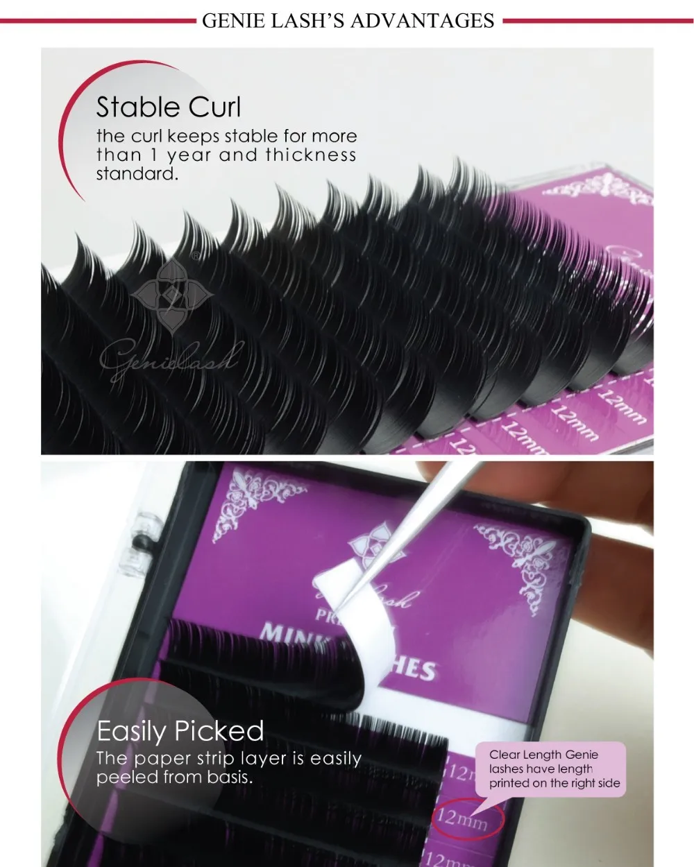 Fácil de Escolher Pacotes de Cílios 3d para Extensões de Cílios Genielash Pré-fabricado Cílios Pré-fabricados Volume Maquiagem Fãs 3d 17 Genielash pré-fabricado fãs 3d cílios pré-fabricados fácil