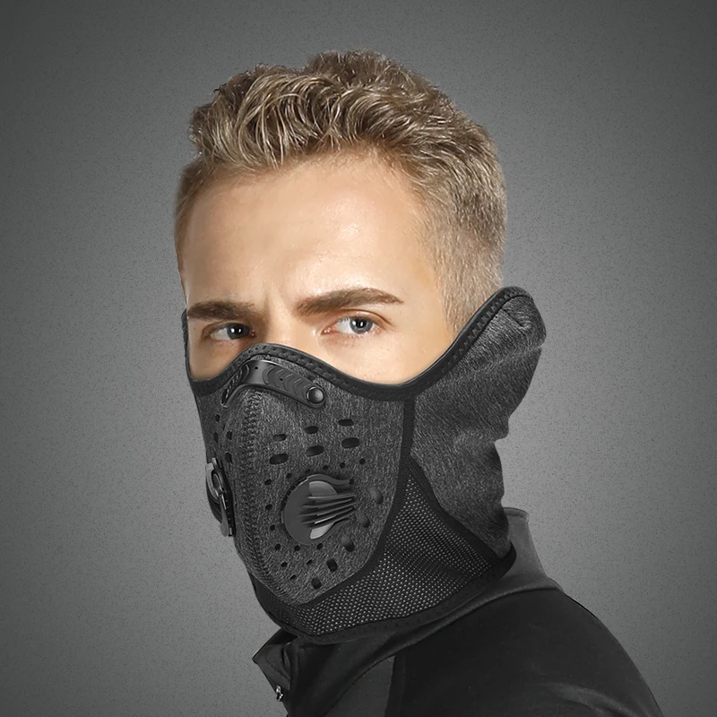 

Quick-dry Bicycle Bike Mask PM2.5 Respirator Mask For Running Fitness Training Sports Mascara Airsoft Face Cover Dust Smog Mask