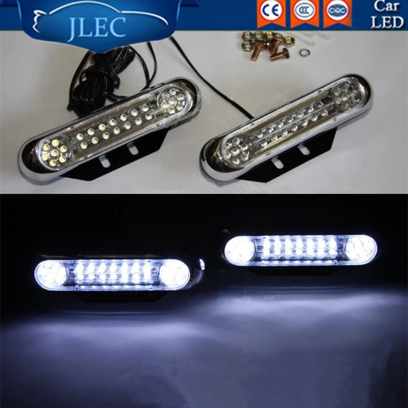 2017 Car styling 2X28 LED Vehicle Auxiliary Lamp Car Daytime Running