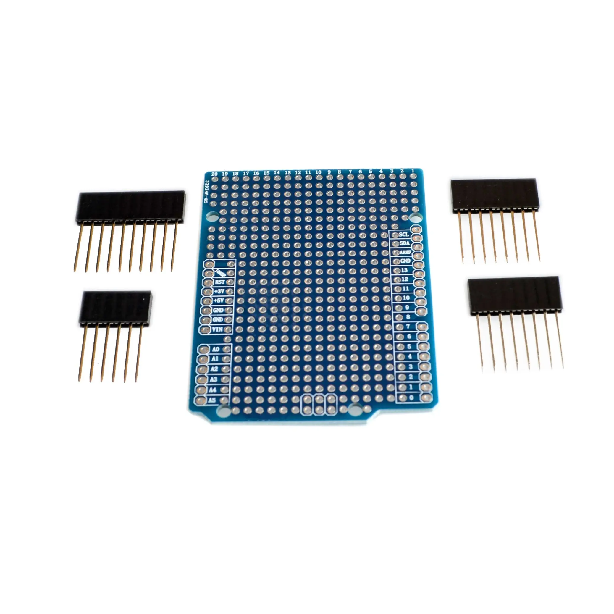 [Простой рот] Прототип платы расширения печатной для ATMEGA328P UNO R3 щит FR-4 Fiber PCB