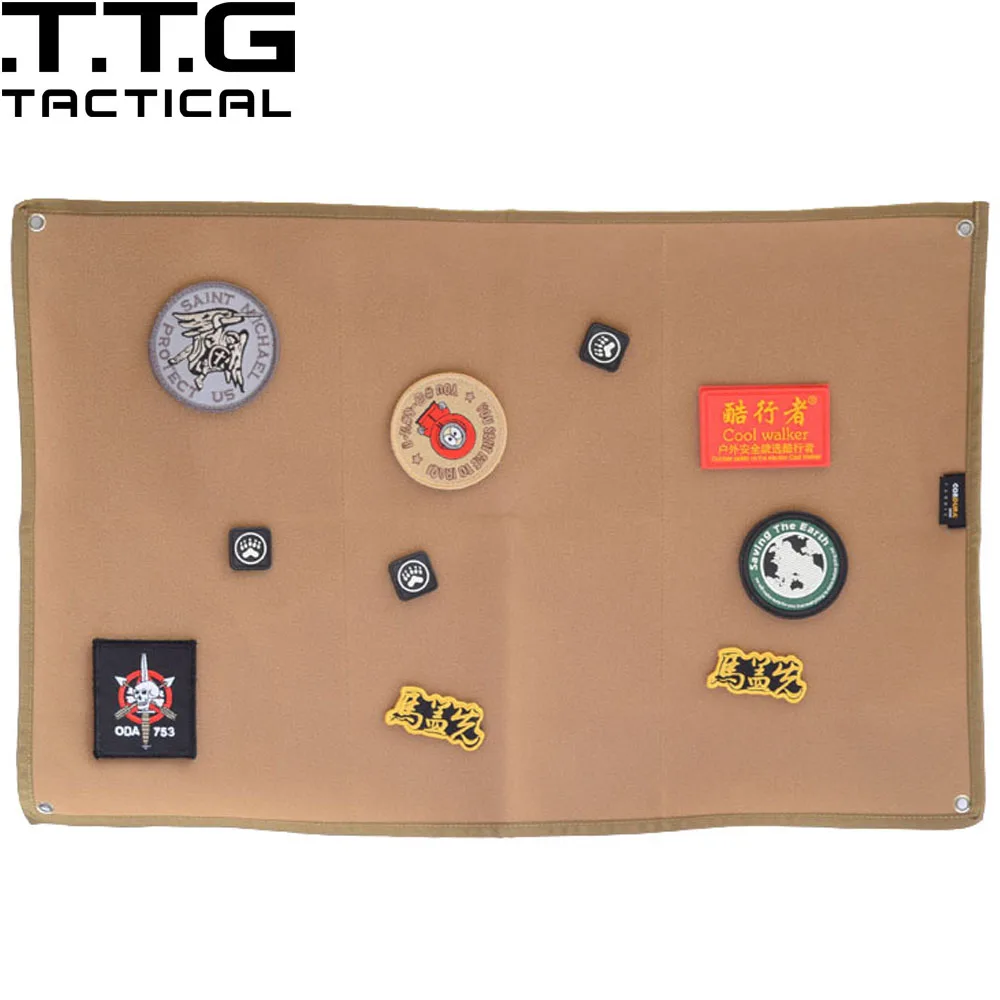 

Morale Patch Display Frame Combat Military Patch Holder Board V-elcro Mat Patch Holder Board Patch Wall
