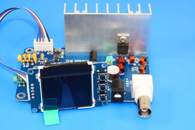 

FM 5W 76M-108MHZ MAX 7W stereo PLL FM transmitter suite power frequency adjustable volume finished board with LCD Monitor