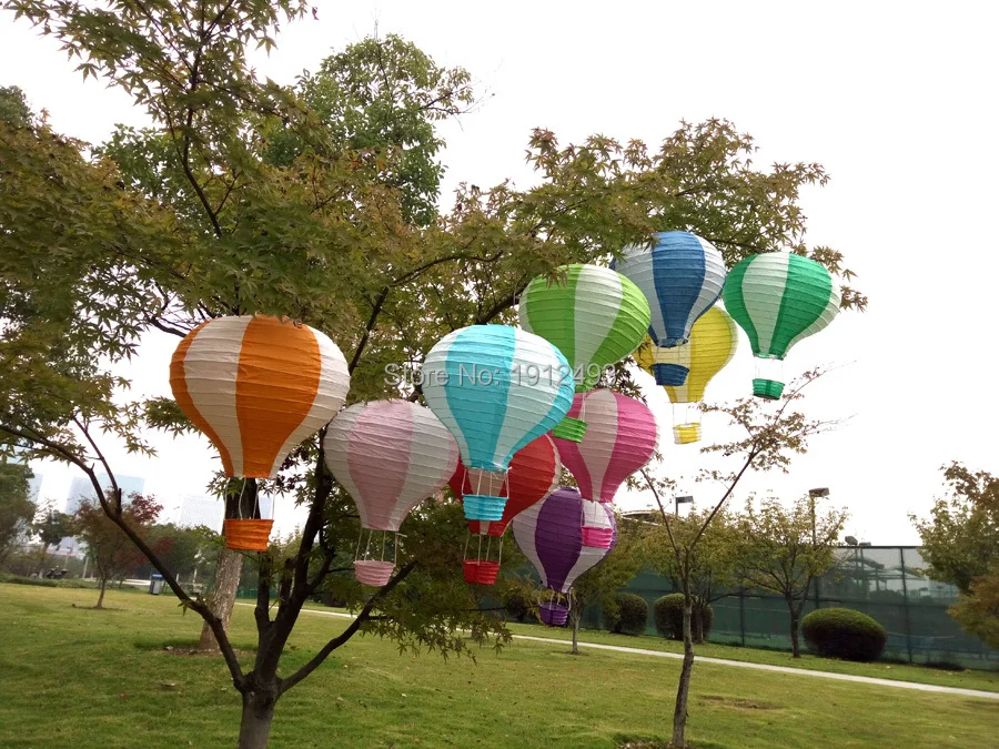 Multicolor Hot Air Balloon Paper Lantern Wishing Lanterns (11).jpg