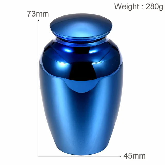 

IJU027 (73mm*44.5mm) High Polished 316L Stainless Steel Memorial Urn For Human/Pet Funeral Ashes Mini Casket Cremation Jewelry