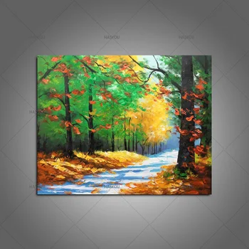 

Best seller Wall Art Abstract tree landscape oil Painting Modern Painting On Canvas Home Decor Living Room Picture Handpainted