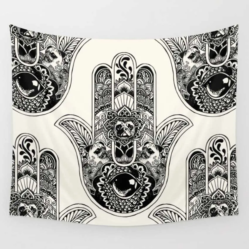 Home Decor wall Tapestry Cactus 3D Printing Art Hanging Green Tapestry Banana leaves Indian Boho Wall Hippie Tapis Carpet Sheet