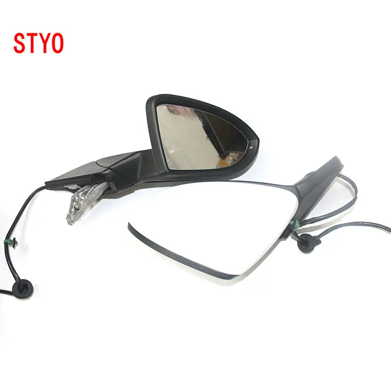 STYO Car no have electric folding Rearview mirror for VW Golf 7 mk7