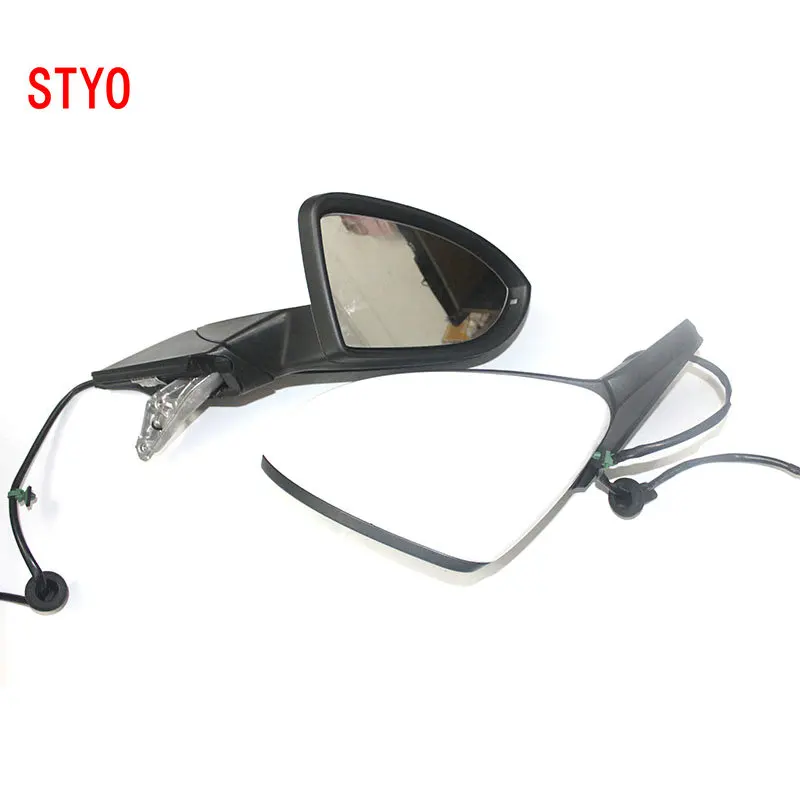 

STYO Car no have electric folding Rearview mirror for VW Golf 7 mk7 2014 2015 2016 2017 2018