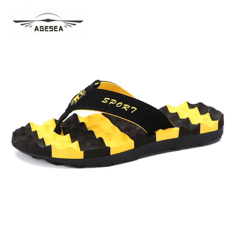 

AGESEA 2019 new summer ladies slippers high quality ladies sandals flip flops couple shoes comfortable beach shoes A51-665