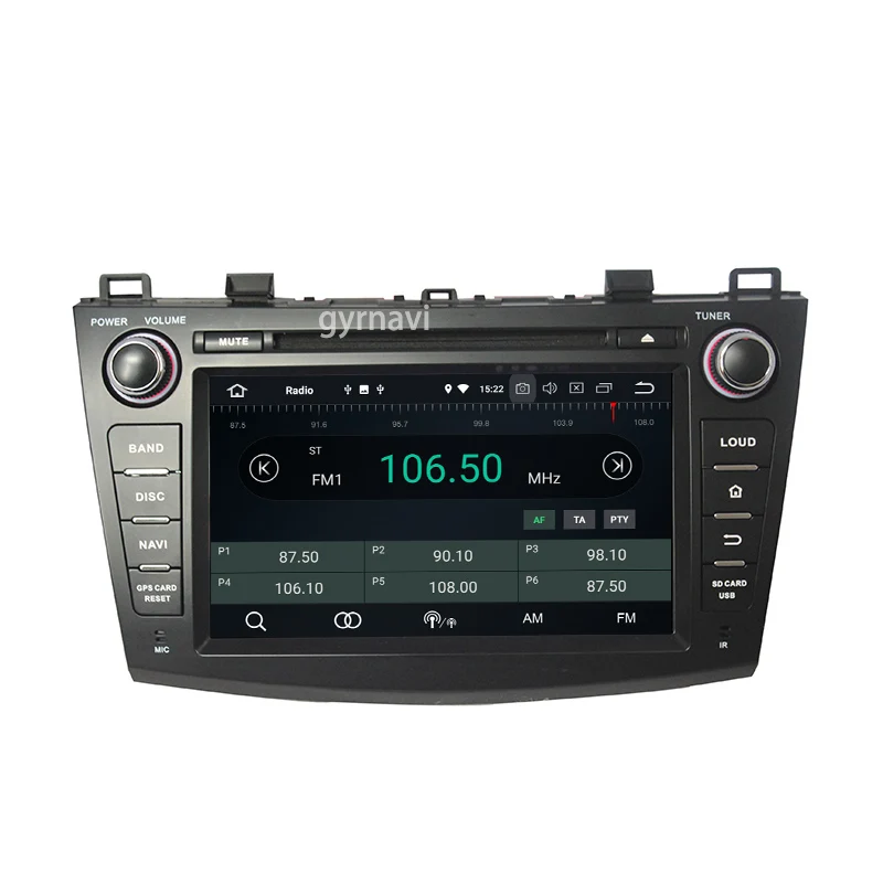 Excellent Android 8.0 Octa core PX5 car dvd gps for mazda 3 2010-2013 with canbus 4G RAM 32G ROM wifi 4g usb auto Multimedia 4