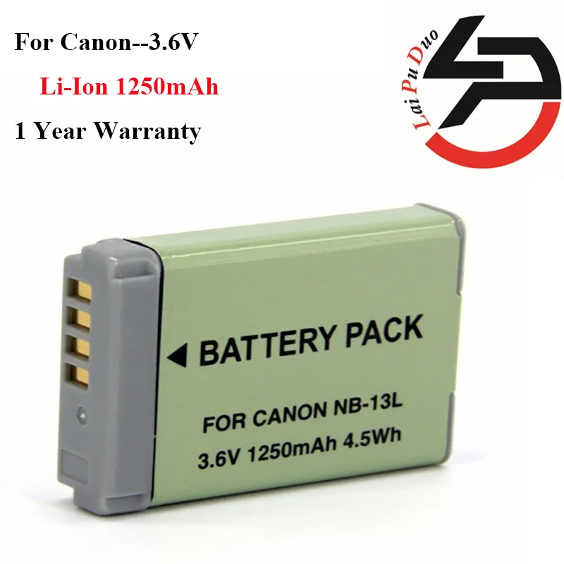 Hot Sale! Brand New 1250mah High Quality Replacement Camera Battery For