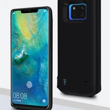 6000mAh зарядное устройство чехол для huawei mate 20 Pro силиконовый ударопрочный чехол портативный Банк питания чехол-аккумулятор