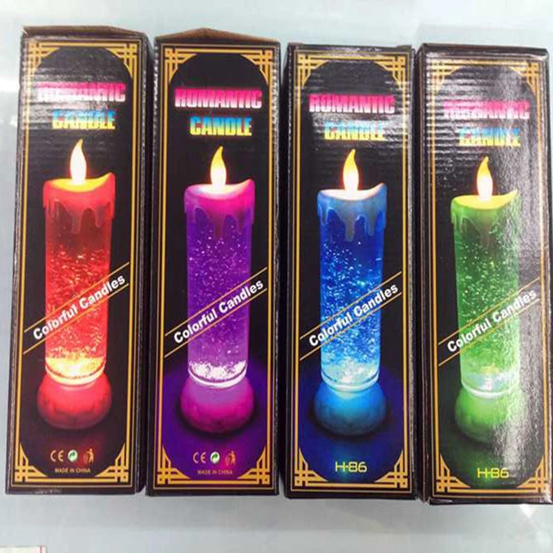 Novelty Creative Rotating Cartoon Candle LED Night Light Candle  Decoration for Party Children Bedroom Christmas Gift Table Lamp (7)