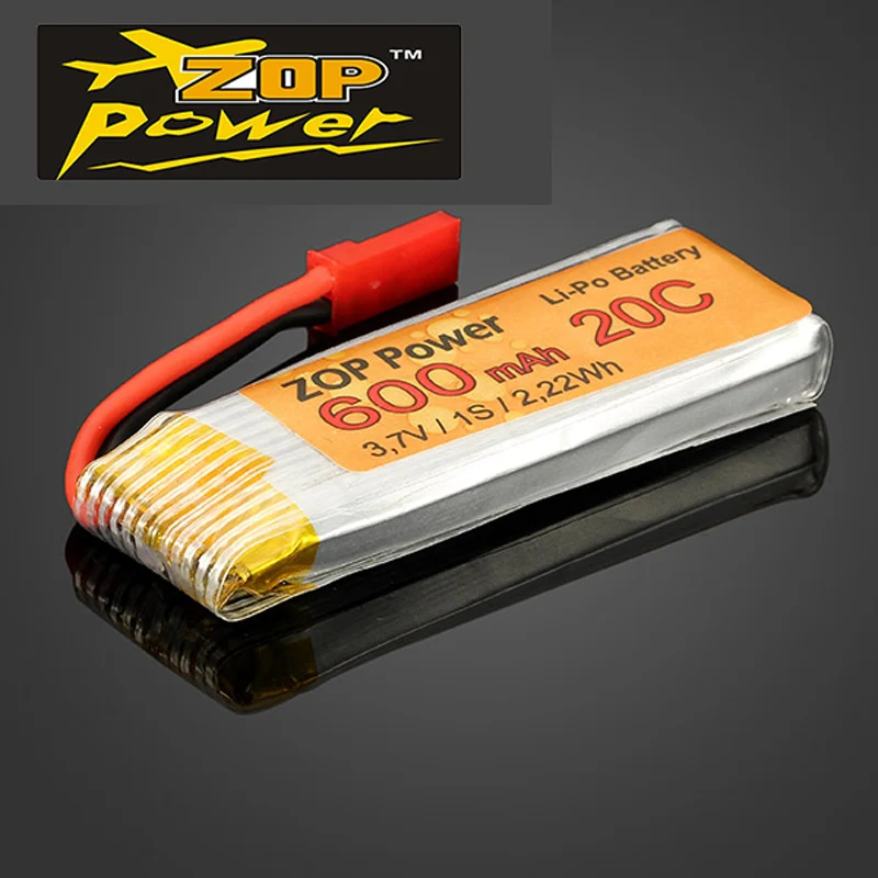 New Arrival Rechargeable Lipo Battery ZOP Power 3.7V 600mAh 20C JST Plug | Игрушки и хобби