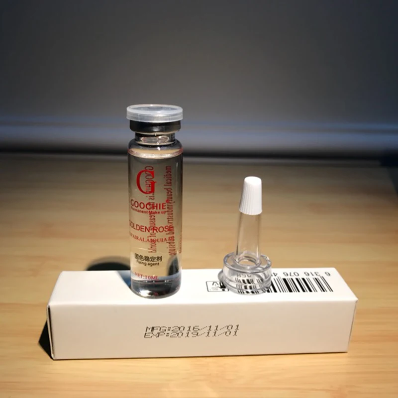 

2pc Goochie Permanent makeup Tattoo Midway Fixing Agent Effective Lock /Flxing color 10g/pc Tattoo Assistance Tattoo ink