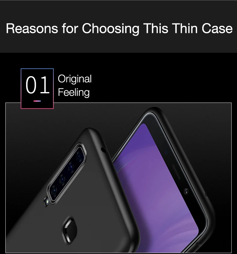 Cafele Matte Case for Samsung Galaxy A9 2018 Cover Soft TPU Silicon Ultra Thin Case for Samsung A9S A9 2018 A920 Phone Cases (3)