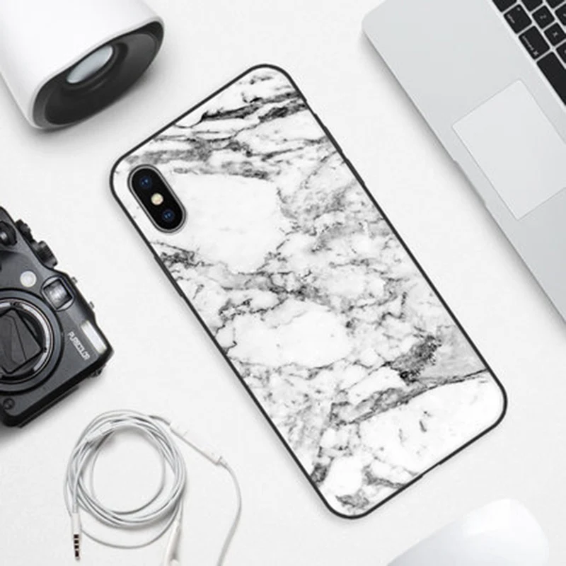 Крышка корпуса ля iphone X с изображением деревянного камня мягкий чехол для