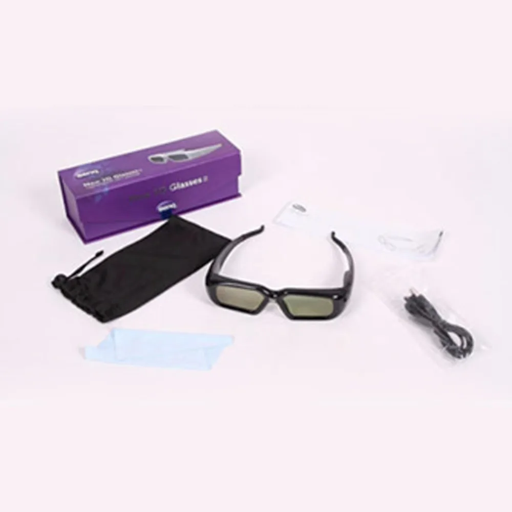 144Hz DLP Shutter Active Shutter 3D Glasses for BenQ W1075 W1500 W1070 W750 W1080ST compatible Optoma SHARP Acer Epson and so on