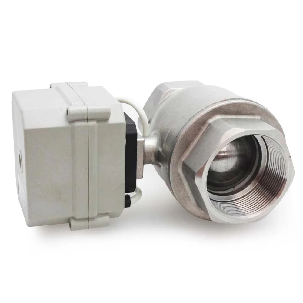 Motorized Ball Valve 2" DN50 DC12V CR2 01 Stainless Steel 304