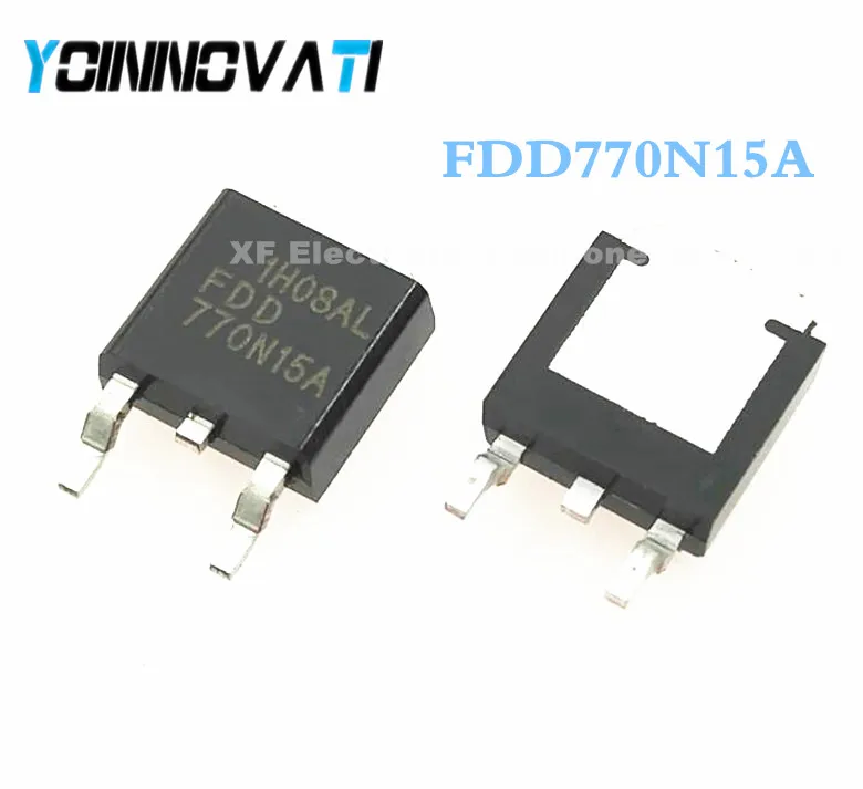 

Free Shipping 20pcs/lot FDD770N15A FDD770N15 MOSFET N CH 150V 18A DPAK Best quality