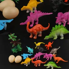 16 шт./партия, мини-модель динозавра, фигурки животных, домашние декоративные предметы, фигурка, Детские Подарочные игрушки