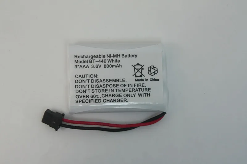 3.6V 800mAh AAA NiMH Cordless Phone Rechargeable Battery 