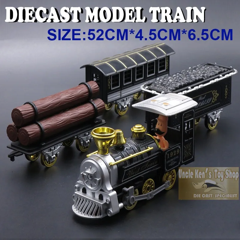 60 см длина литья под давлением модель поезд набор, металлические транспортные средства, сплав игрушки для детей в подарок с функцией оттягивания/музыка/светильник