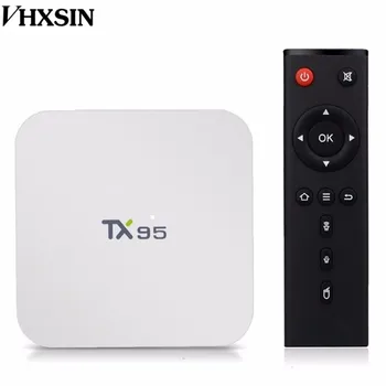 

VHXSIN 20PCS Android 7.1 Tv Box TX95 TV Box S905W Quad Core 2.4G/5.8G Dual Wifi Bt 4.1 4k 1000M Android Tv Box