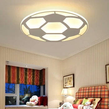 

Creative Ultra thin Football Dream Ceiling Lights For Bedroom Childroom Boy Room Home Deco Modern Led Ceiling Lamp Free Shipping