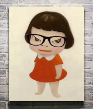

Handpainted cotton canvas oil painting core Yoshitomo Nara Baby no framed Q-030