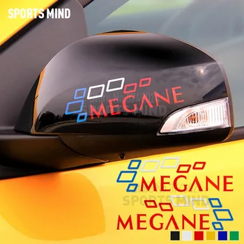 

1 Pair SPORTS MIND Car Styling Rearview Mirror Car Sticker Decal For Renault Megane 2 3 4 ii 1 RS GT Auto Accessories