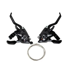 3x7 21 Speed Bicycle Shifter Brake MTB Mountain Road Bike Riding Cycling Disc Brake Levers with Shift Cable Hot Sale