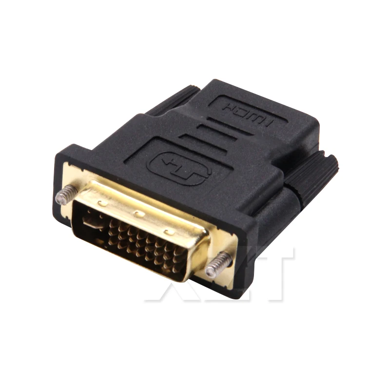 1 шт на 24 5 pin DVI Мужской к совместимому с HDMI Женский M-F адаптер конвертер для HDTV