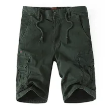 Мужские шорты-карго в стиле милитари, классные летние шорты для отдыха с несколькими карманами для работы, повседневные шорты, комбинезоны, тактические шорты для мужчин
