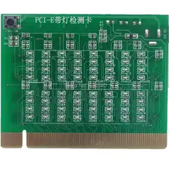 PCI-E 16X 8X 4X PCI express слот карта-тестер для motherbaor обнаруживает southbridge короткий или открытый PCI-E с тестером света